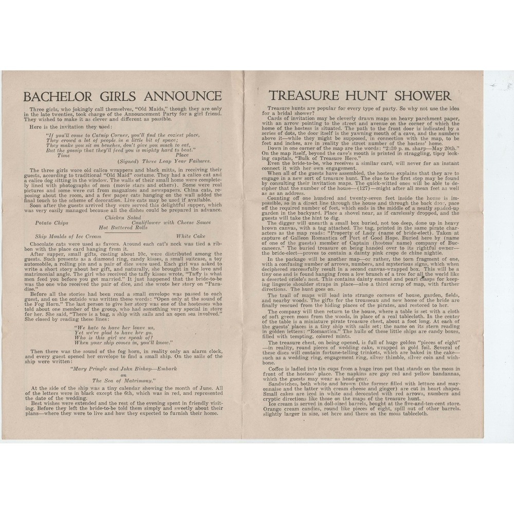 Vintage Announcements and Showers Party Guide Louise People's Popular Monthly - Picture 3 of 3